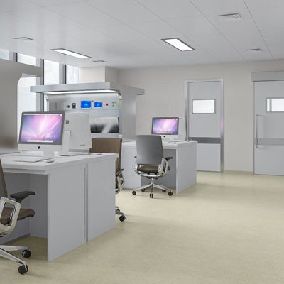 kopen Clean Room Vinyl Flooring Anti Static, Commerciële PVC Vinyl Flooring Roll online manufacture