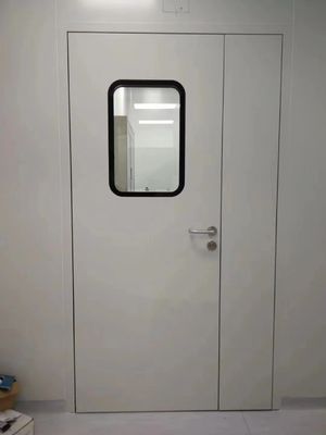 kopen Gepersonaliseerde stalen schoonruimte schommeldeur brand gemeten 50mm dik voor elektronica fabriek online manufacture