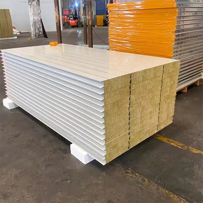 kopen Thermische isolatie machine gemaakt cleanroom sandwich panelen rotswol 50mm 75mm 100mm online manufacture