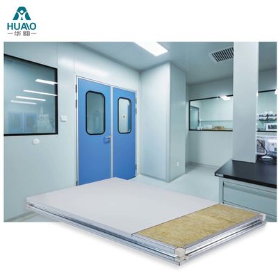kopen Brandvertragend Seismisch geluidsisolatie Antibacteriële schoonruimte Rock Wool Core Sandwich Panel online manufacture