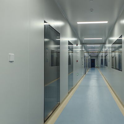 kopen GMP glad oppervlak schoonkamer gehard glas venster met aluminium frame online manufacture