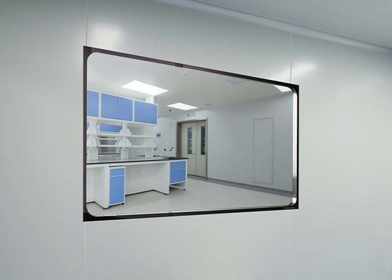 Vloeibaar zichtpaneel 5 mm Dubbellagig gehard glas Schoonruimtevensters