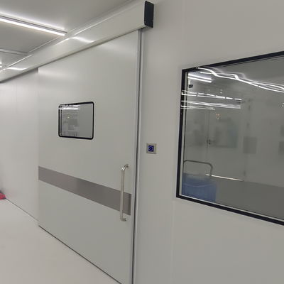 Roestvrij staal schoonkamer automatische schuifdeur, schuifdeur ziekenhuis op maat
