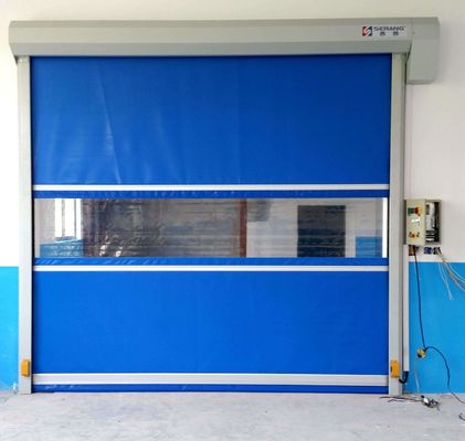 Elektrische PVC snel rollende sluiter deur windweerstand voor logistiek magazijn